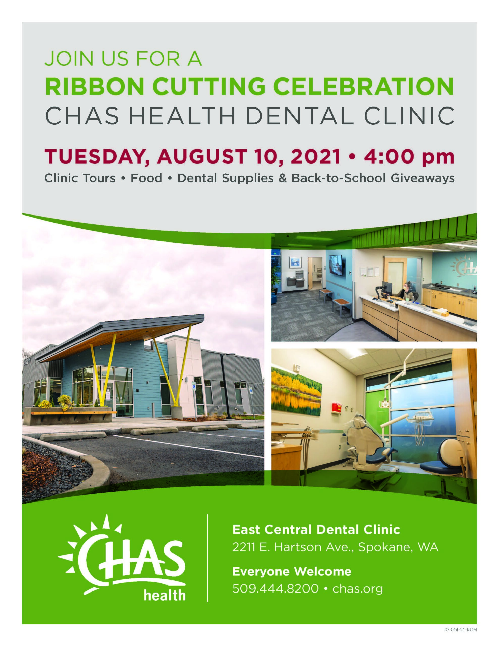 East Central Dental Ribbon Cutting Flyer