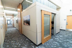 Parkside clinic interior hallway